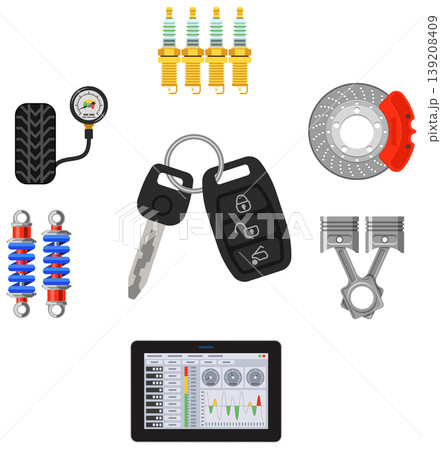 Car Service and Maintenance Concept Car Service and Maintenance Concept 139208409