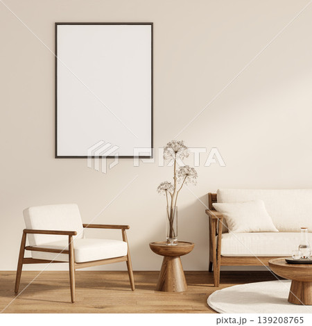 mock up poster frame in interior room mock up poster frame in interior room 139208765