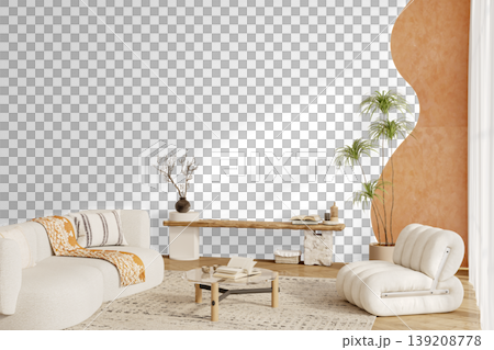 modern interior with empty wall modern interior with empty wall 139208778
