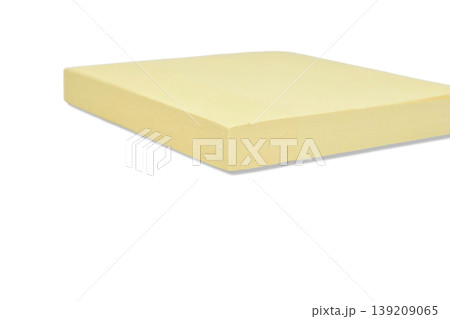 Sticky note reminder. Post it note paper. Yellow sheets for notes isolated with clipping path on background. Sticky note reminder. Post it note paper. Yellow sheets for notes isolated with clipping path on background. 139209065