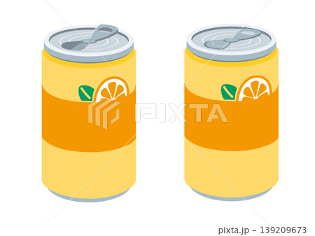 シンプルな缶ジュースのイラスト シンプルな缶ジュースのイラスト 139209673