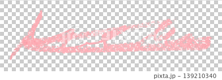 pink pencil strokes isolated on transparent background 139210340