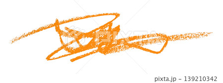 orange pencil strokes isolated on transparent background orange pencil strokes isolated on transparent background 139210342
