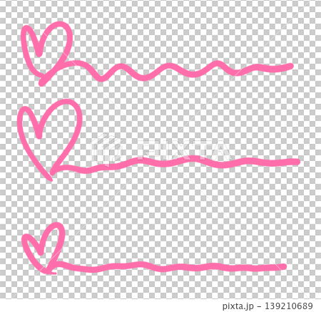 This is an illustration of a heart and an underline. This is an illustration of a heart and an underline. 139210689