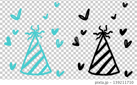 This is an illustration of a birthday hat. This is an illustration of a birthday hat. 139211710