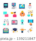 Education and School Flat Icons 139211847