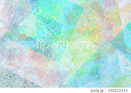薄い和紙を重ね合わせたバックグラウンド 139212014