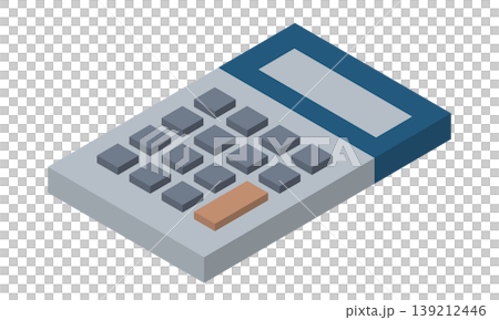 Isometric calculator illustration: Accounting, budgeting, and financial concepts Isometric calculator illustration: Accounting, budgeting, and financial concepts 139212446