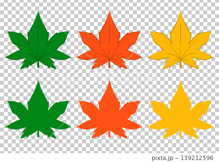 It is a maple leaf illustration. It is a maple leaf illustration. 139212596