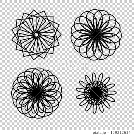 It is a flower line illustration It is a flower line illustration 139212634