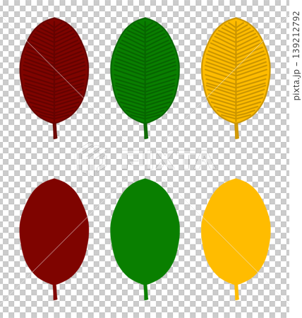 This is a colorful leaf illustration. 139212792