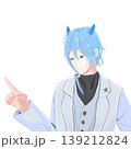 説明している白衣の男性のイラスト 139212824