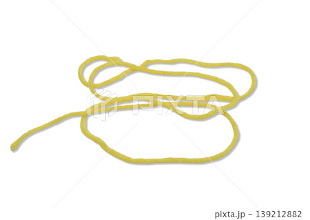 Yellow woolen thread. Yellow woolen thread. 139212882