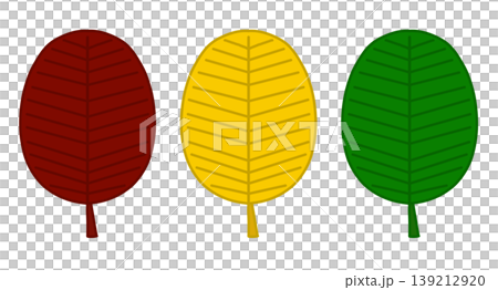 This is a colorful leaf illustration. 139212920