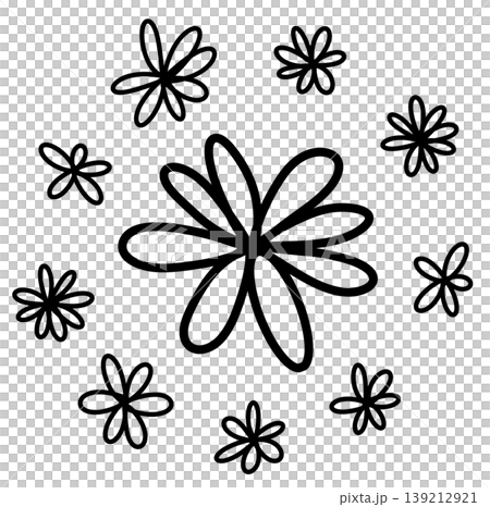 It is a flower illustration. It is a flower illustration. 139212921