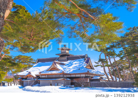【建物】函館・雪の残る函館奉行所 【建物】函館・雪の残る函館奉行所 139212938
