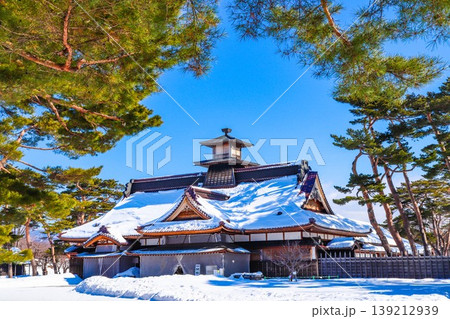 【建物】函館・雪の残る函館奉行所 【建物】函館・雪の残る函館奉行所 139212939