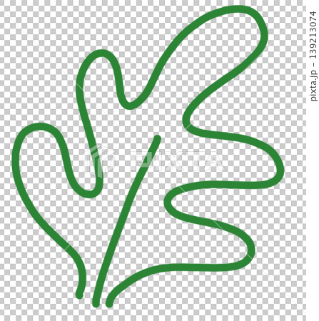 It is an illustration of a leaf. It is an illustration of a leaf. 139213074