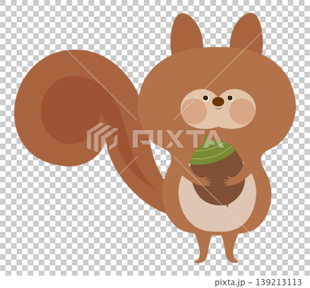 リスのキャラクター 139213113