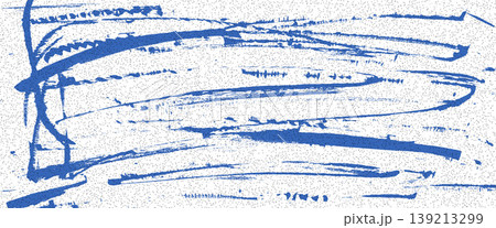 Contemporary art expression abstract splashes textured background. Grainy paper with scratches backdrop. Wall with dynamic lines with noise for fashion interior design. Vector ink brush grain texture 139213299