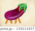 お盆のなすの精霊馬のイラスト 139213457