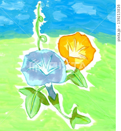 朝顔のイラスト 139213816
