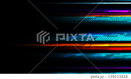 Abstract circuit technology background with digital data connection system and computer electronic design. Vector design. Abstract circuit technology background with digital data connection system and computer electronic design. Vector design. 139213828