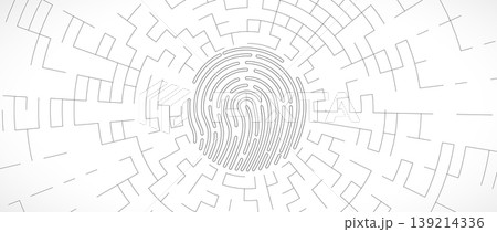 Digital Fingerprint Scanning for Biometric Data Security and Cyber Protection Digital Fingerprint Scanning for Biometric Data Security and Cyber Protection 139214336