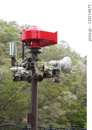 花山ダムのスピーカー施設 139214675