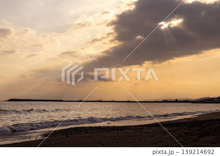 海辺の夕景 海辺の夕景 139214692