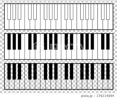 This is an illustration of a piano keyboard. This is an illustration of a piano keyboard. 139214894