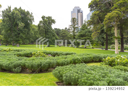 the Fitzroy Gardens in Melbourne, Australia. 139214932