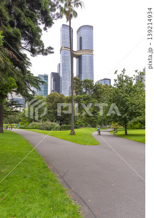 the Fitzroy Gardens in Melbourne, Australia. 139214934