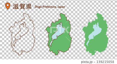滋賀縣地圖插圖集 | 日本地圖、都道府縣、教育資料 滋賀縣地圖插圖集 | 日本地圖、都道府縣、教育資料 139215058