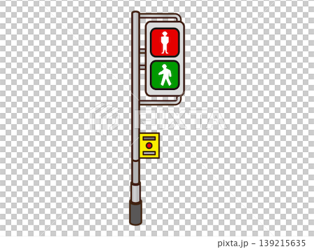 Red and green traffic light illustration material 2 Red and green traffic light illustration material 2 139215635