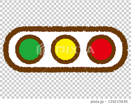 Illustration of a three-color traffic light Illustration of a three-color traffic light 139215636