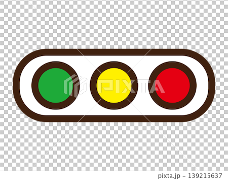 三色の信号機のイラスト素材2 三色の信号機のイラスト素材2 139215637