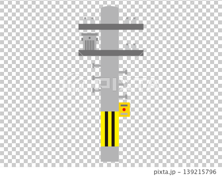 電信柱のイラスト素材3 電信柱のイラスト素材3 139215796