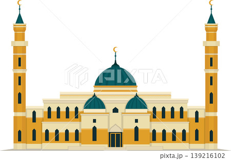 Mosque clip art stock vector illustration 139216102
