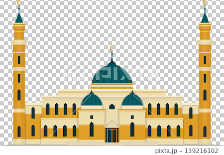 Mosque clip art stock vector illustration 139216102