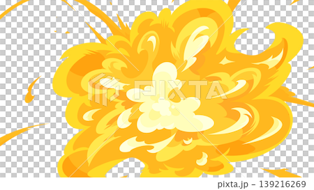 Illustration of an exploding flame effect Illustration of an exploding flame effect 139216269