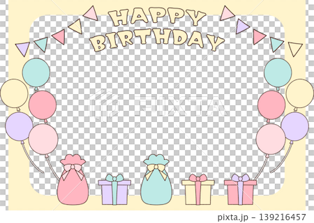 Birthday frame Birthday frame 139216457