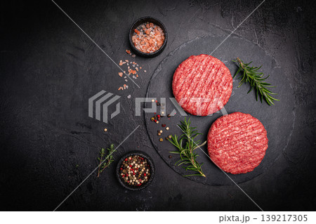Raw steak burgers Raw steak burgers 139217305