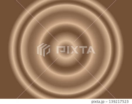 Circular concentric ripple pattern in coffee brown shades for abstract design background art. Circular concentric ripple pattern in coffee brown shades for abstract design background art. 139217523