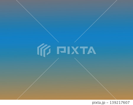 Gradient background of blue sky transitioning to earth toned desert landscape. 139217607