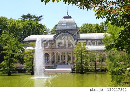 Madrid Palacio de Cristal in Retiro Park Madrid Palacio de Cristal in Retiro Park 139217862