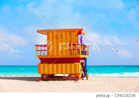Miami beach baywatch tower South beach Florida 139218256
