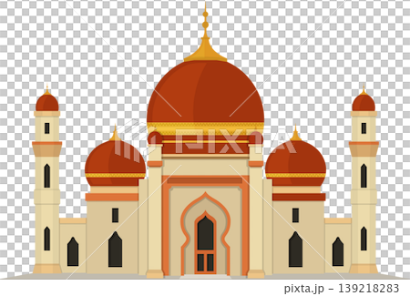 Mosque clip art stock illustration Mosque clip art stock illustration 139218283