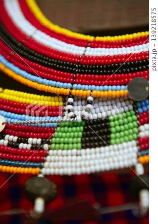 African ethnic colorful jewellery necklaces African ethnic colorful jewellery necklaces 139218575