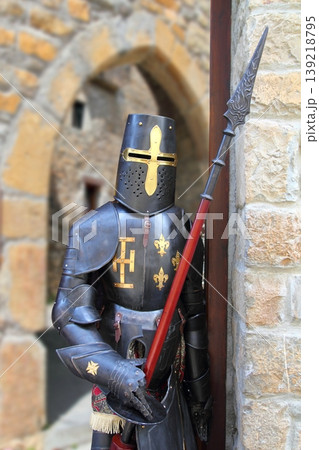 Medieval warrior soldier metal protective wear 139218795